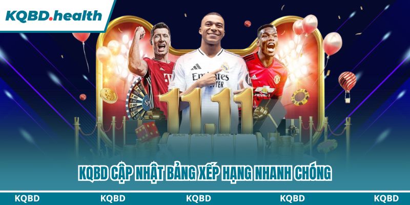KQBD – Kết Quả Bóng Đá Hôm Nay | Tỷ Số Trực Tuyến Nhanh Nhất 19 KQBD cập nhật bảng xếp hạng nhanh chóng