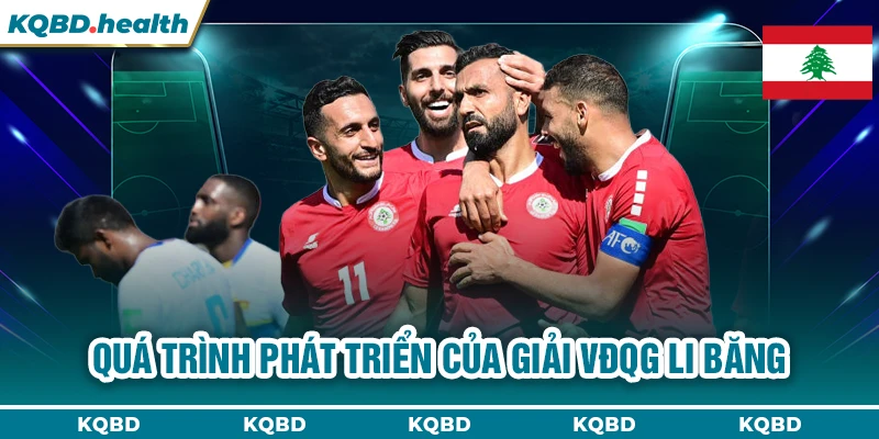 VĐQG Li Băng 13 Quá trình phát triển của giải VĐQG Li Băng