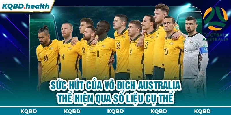 Sức hút của vô địch Australia thể hiện qua số liệu cụ thể 