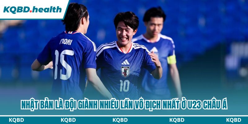 Nhật Bản là đội giành nhiều lần vô địch nhất ở U23 Châu Á