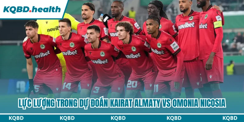 Lực lượng trong dự đoán Kairat Almaty vs Omonia Nicosia